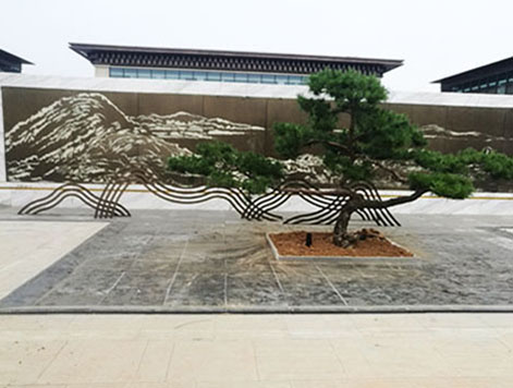 景觀(guān)廊架景墻